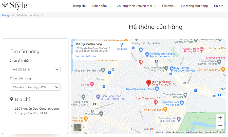 Hệ thống cửa hàng